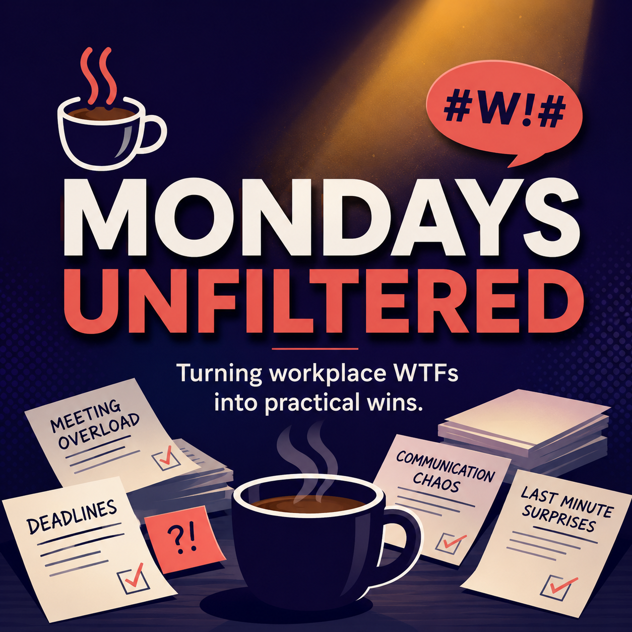 Mondays Unfiltered podcast cover art